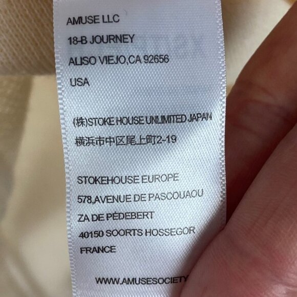 NWT Revolve Amuse Society Rose Fleece Pullover Size XS Ruffle Sweatshirt Top - Picture 9 of 14